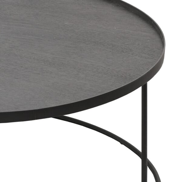 Круглый деревянный журнальный столик для гостиной Ethnicraft ROUND TRAY TABLE ARCH-00023766 - Вид №3