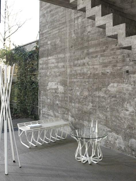 Schönbuch Скамья из крашеного металла со спинкой Upon Schonbuch sun-id-1462367 - Вид №5