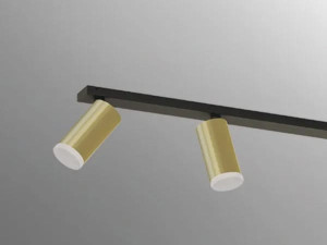 Матовое латунное трековое освещение / прожектор