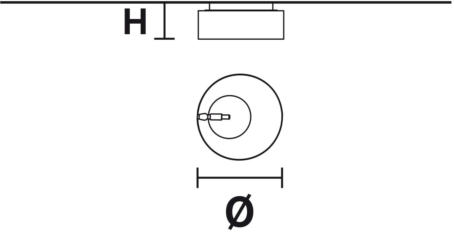 Masiero Металлический потолочный светильник прямого света Sound sun-id-1453714 - Вид №1