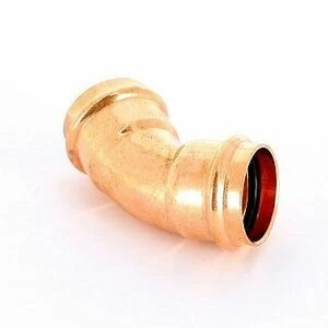 Угол 45° пресс 35 медный IBP