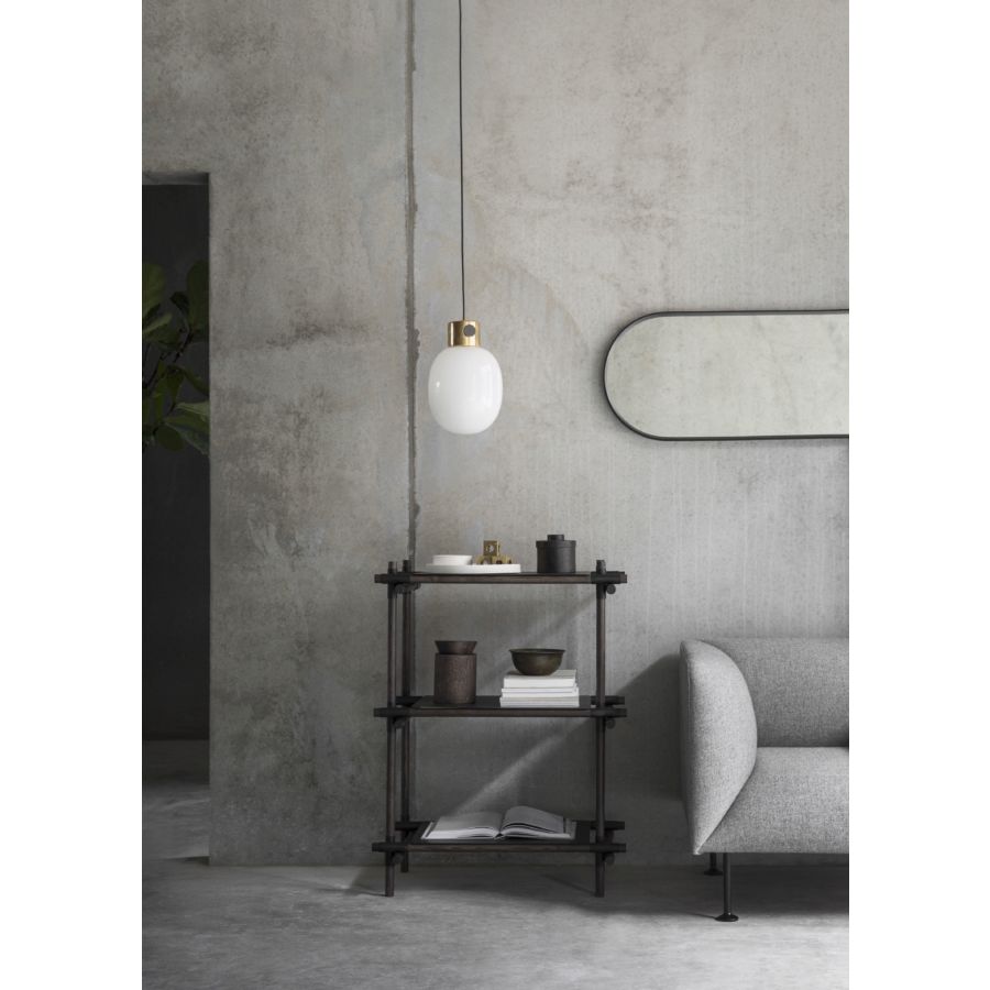 8010639 MENU Настенное зеркало Norm, овальное Белый с порошковым покрытием  - Вид №3