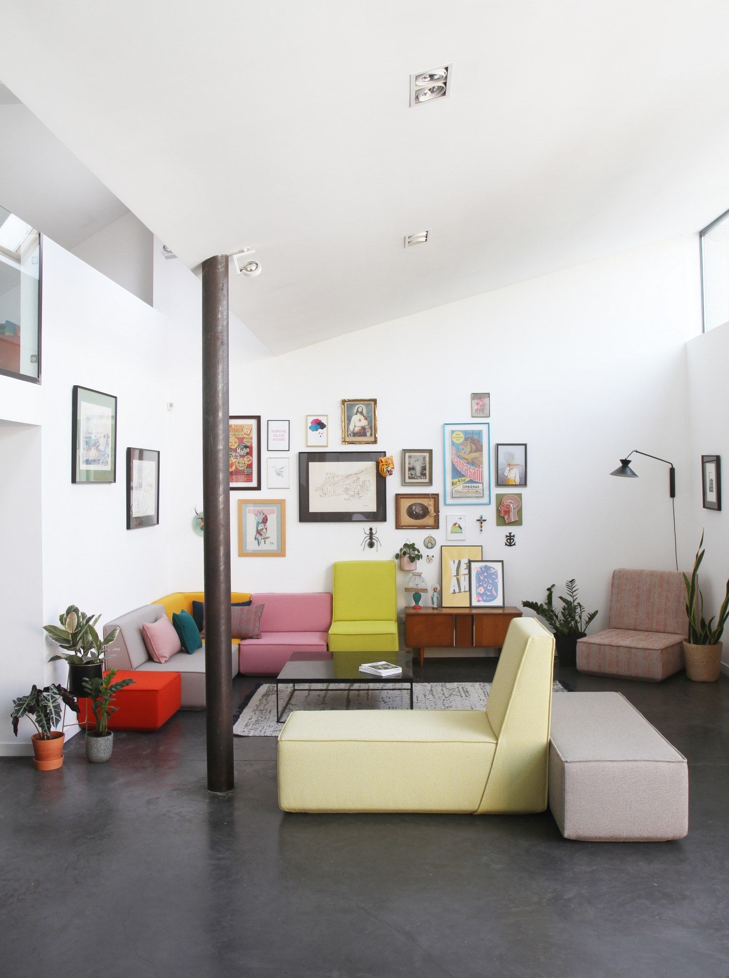 Модульный прямоугольный пуф из ткани Cubit by Mymito ARCH-00027759 - Вид №39