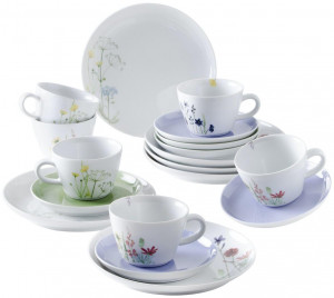 390420A50001C MG Wildflower кофейный сервиз 18шт. Пять чувств синий / красный Kahla-porzellan