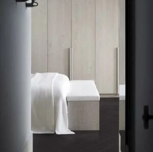 Паркет Ёлка Solidfloor PietBon Coal Дуб с брашью (Текстурированная) 1100х220 мм.