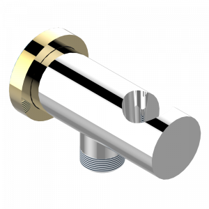 G6E-53L Вывод встраиваемый в стену с крючком Thg-paris Metamorphose с белой керамикой Хром/золото