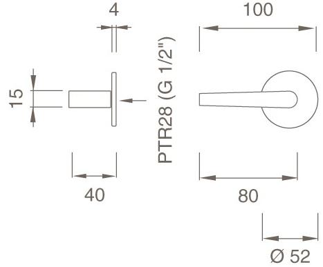 Ceadesign 2/3-ходовой настенный переключатель открытия / закрытия Flag sun-id-1457694 - Вид №1