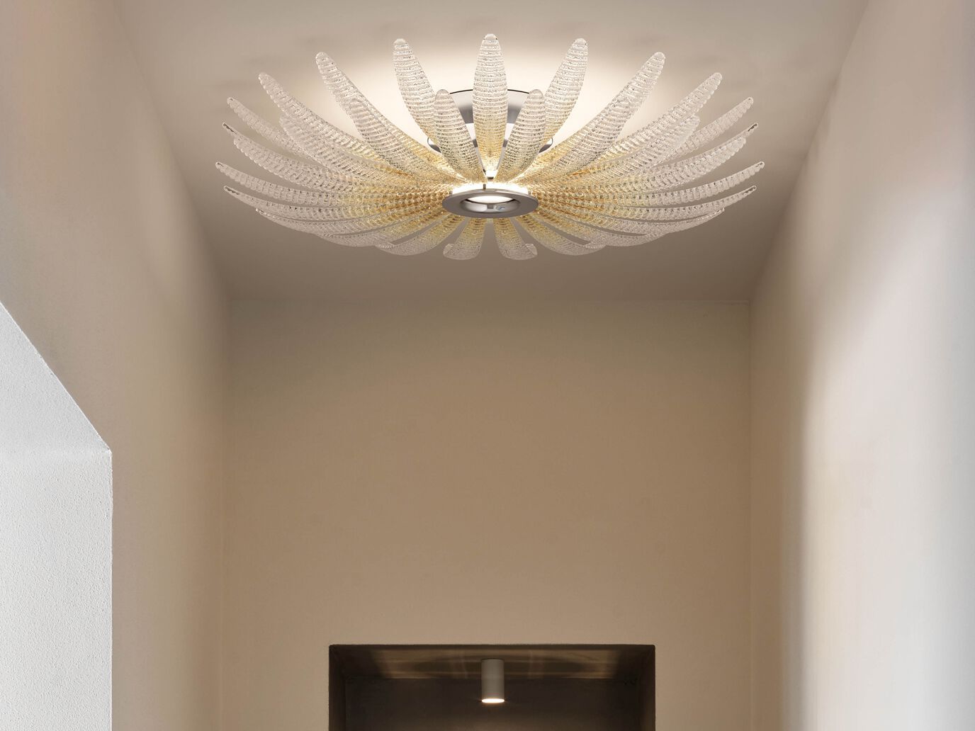 Венецианский Кристалл ручной работы потолочный светильник Barovier&Toso Агава ARCH-00141042