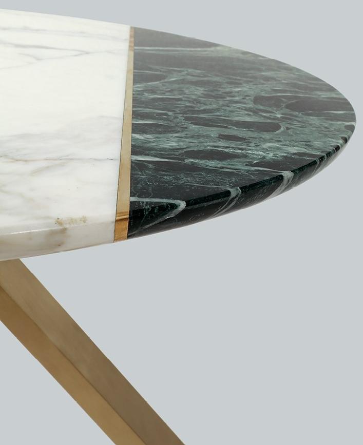 Borzalino Круглый журнальный столик из мрамора sun-id-1401785 - Вид №7