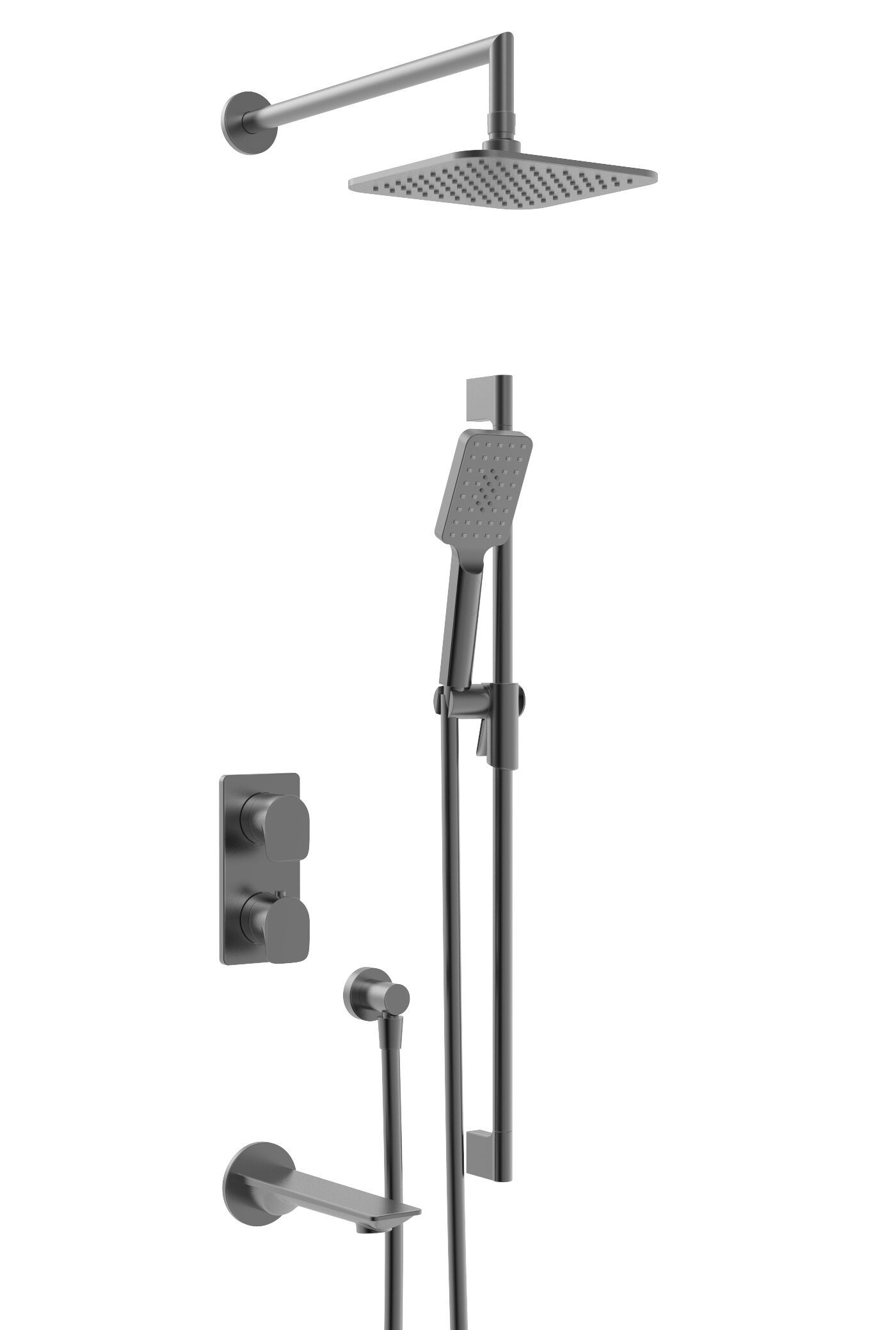 Набор термостатических встраиваемых ванн с ручным душем BARIL Petite B04 ARCH-00044143 - Вид №2