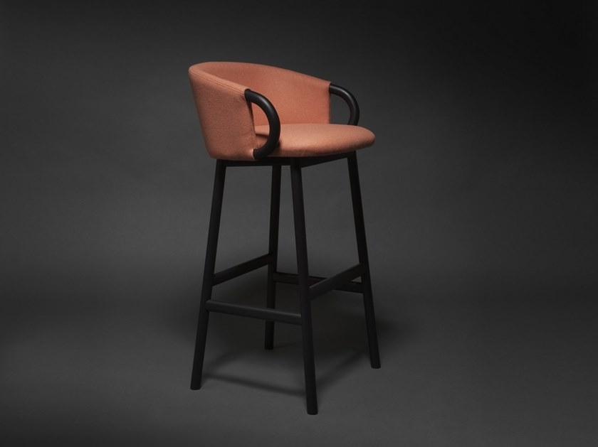 Very Wood Высокий табурет со спинкой Zant sun-id-1422267 - Вид №3