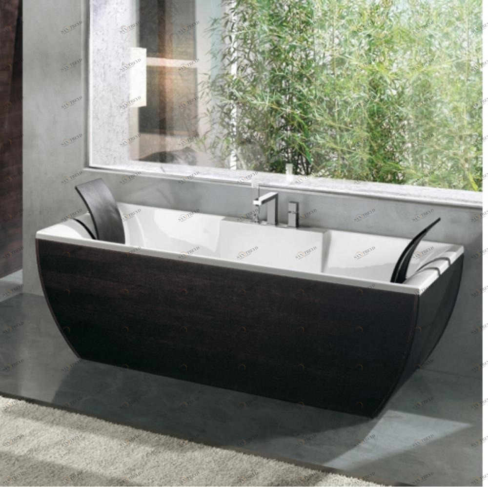 Ванна приставная Kali Art 170 см Karolitalia BLUBLEUKALIARTPENISOLA170