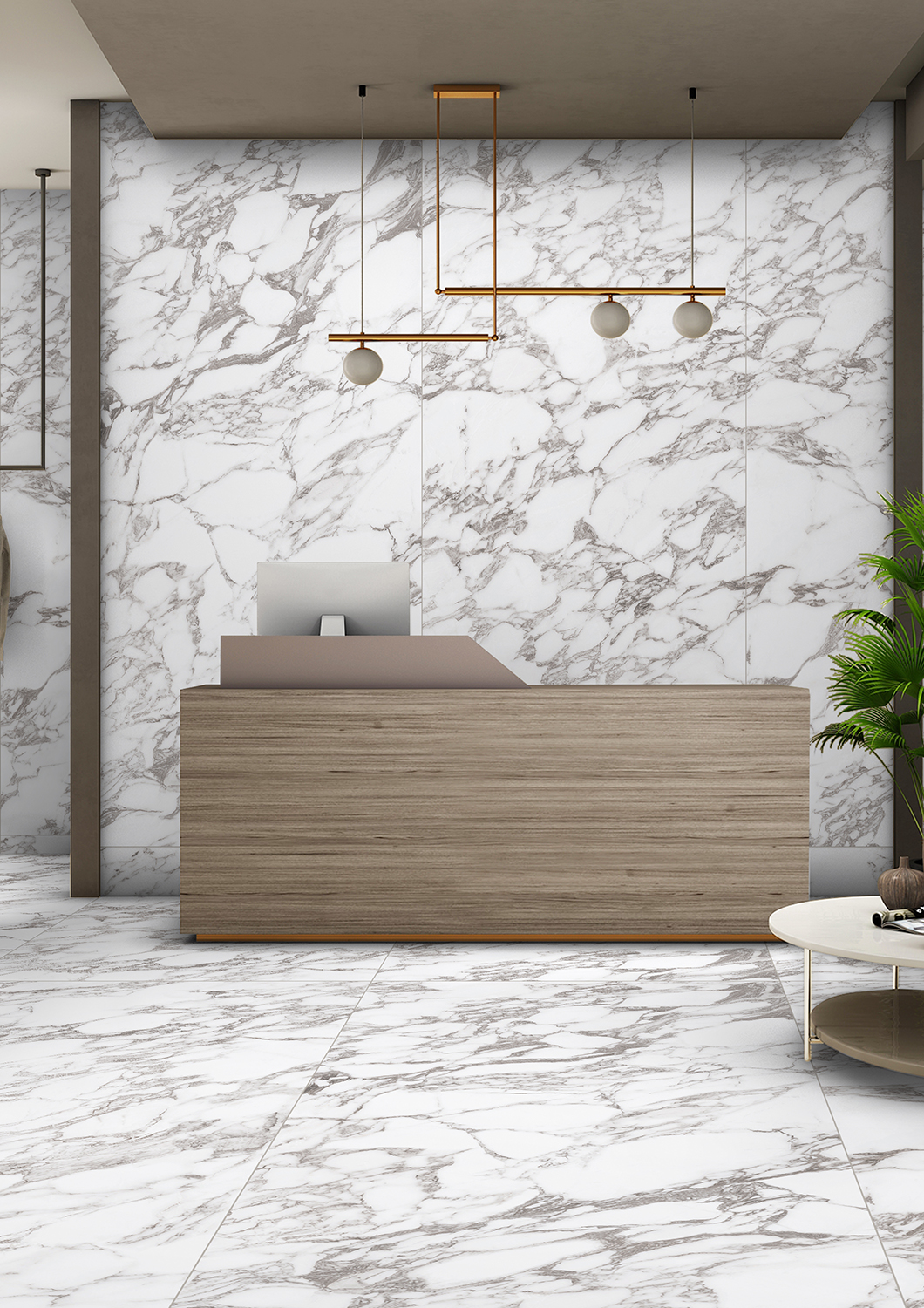 Бесконечная элегантность: керамический слэб Soft Satin STP-ST604 INCOLOR - Вид №2