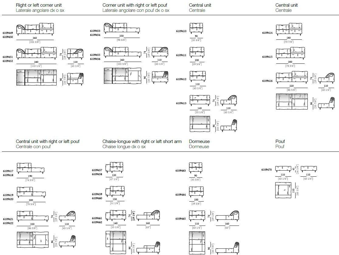 Arketipo Секционный кожаный диван sun-id-1370530 - Вид №10