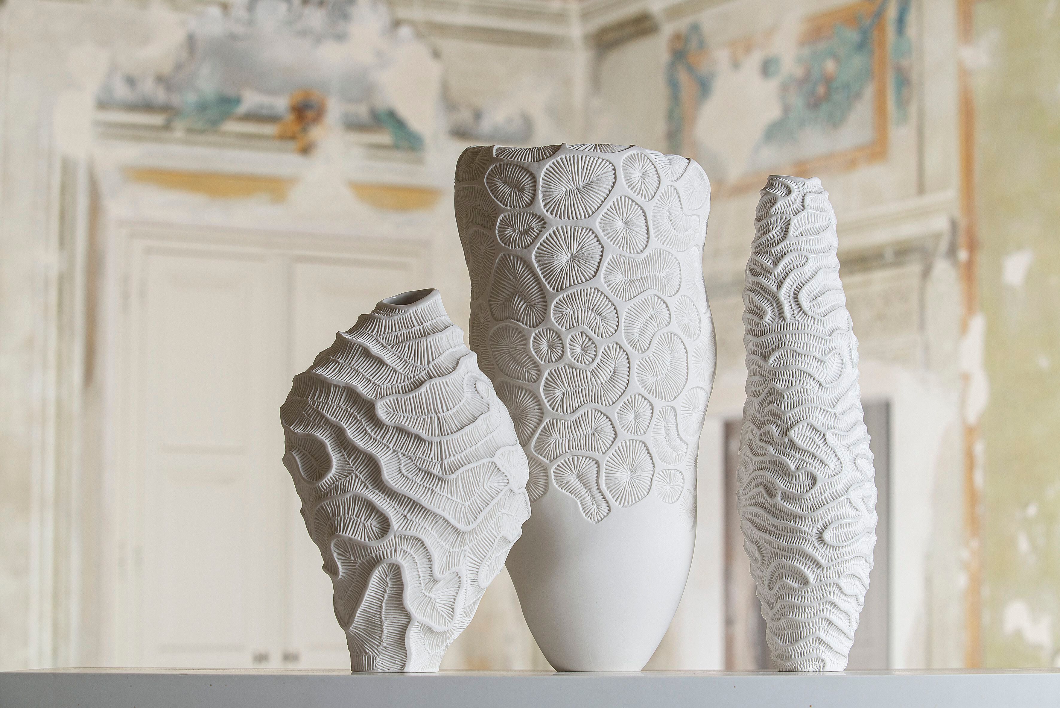 Фарфоровая ваза Fos Ceramiche Fossilia ARCH-00045489 - Вид №2