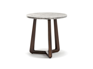 Круглый мраморный журнальный столик bardiglio
