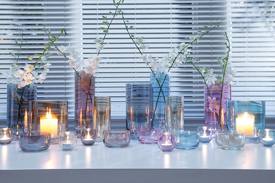 Набор из 4 подсвечников для чайных свечей Polka пастель LSA International G57006294 - Вид №5