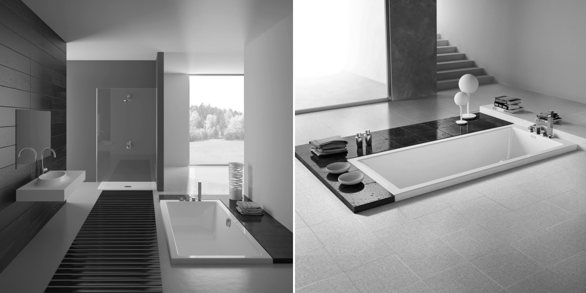 Ванна с наддувом без панелей Moove Blower 170х70 9B50-05715 Sx Jacuzzi 9B5005715SX - Вид №3