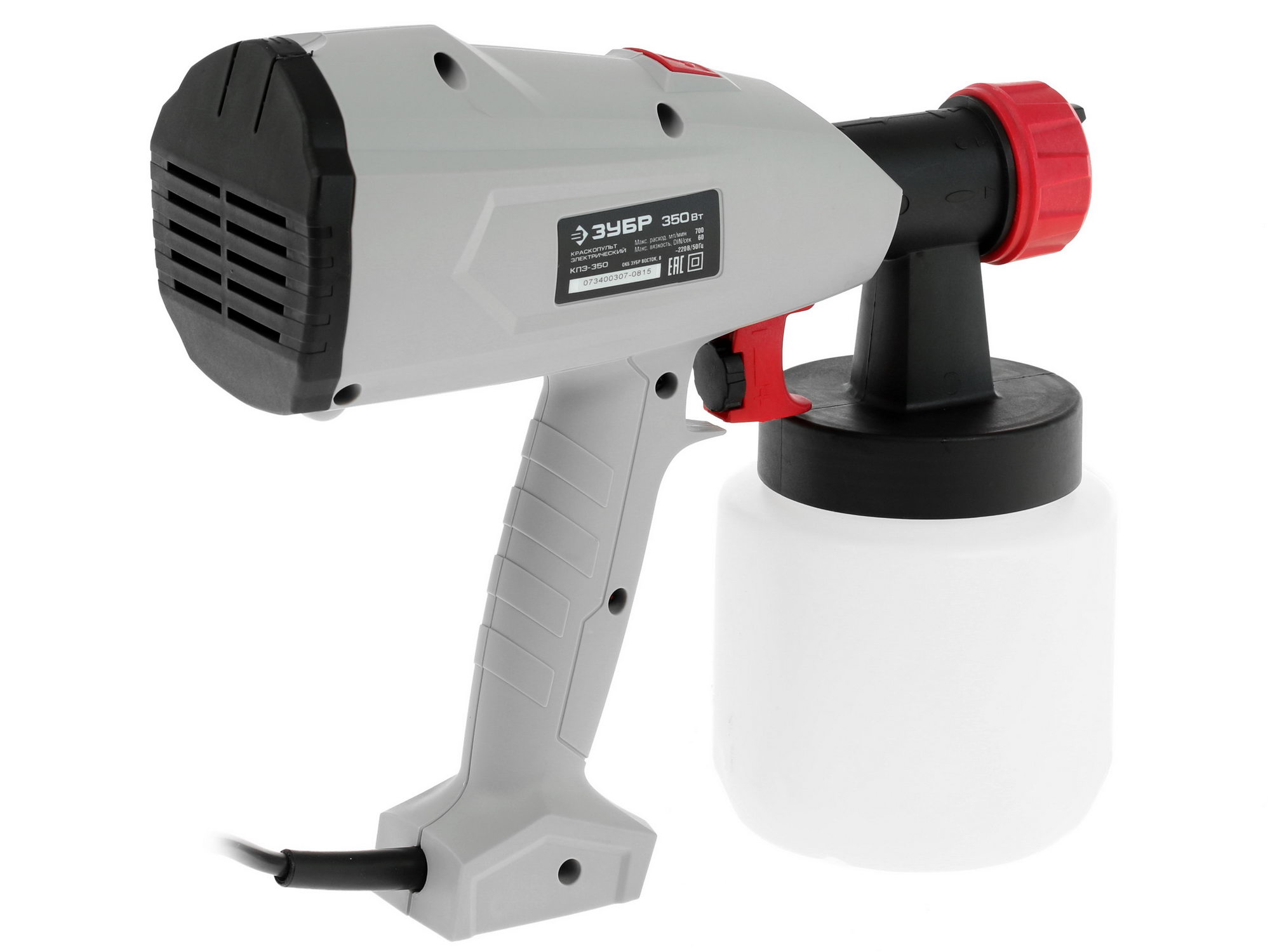 Краскопульт Зубр КПЭ-350 1063246 STDN-0045727 - Вид №2