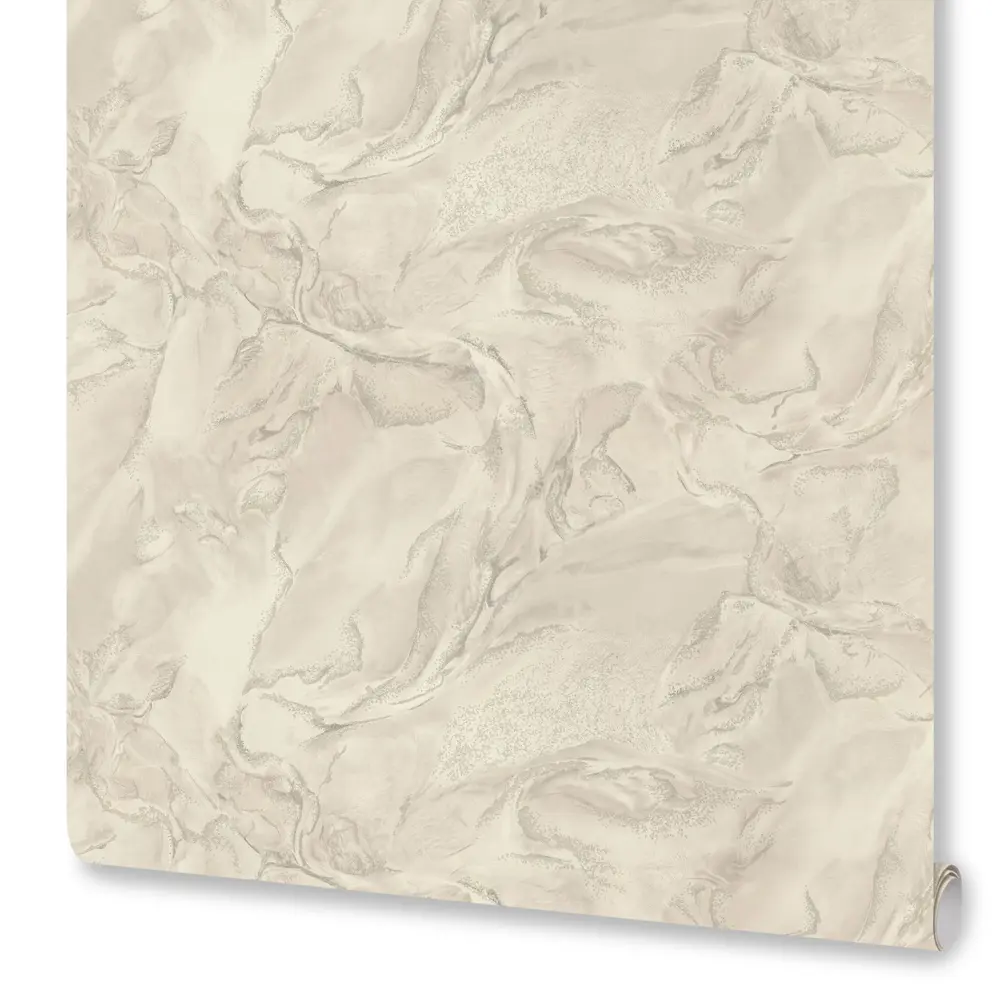 Флизелиновые обои Euro Decor Istok бежевые с абстрактным рельефом 89420941 STLM-1570384