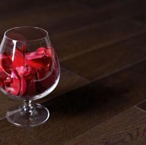 Массивная доска Amber Wood Кофе Дуб (Гладкая) 300-1800х120 мм.