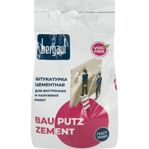 Штукатурка цементная Bergauf Bau Putz Zement 5 кг