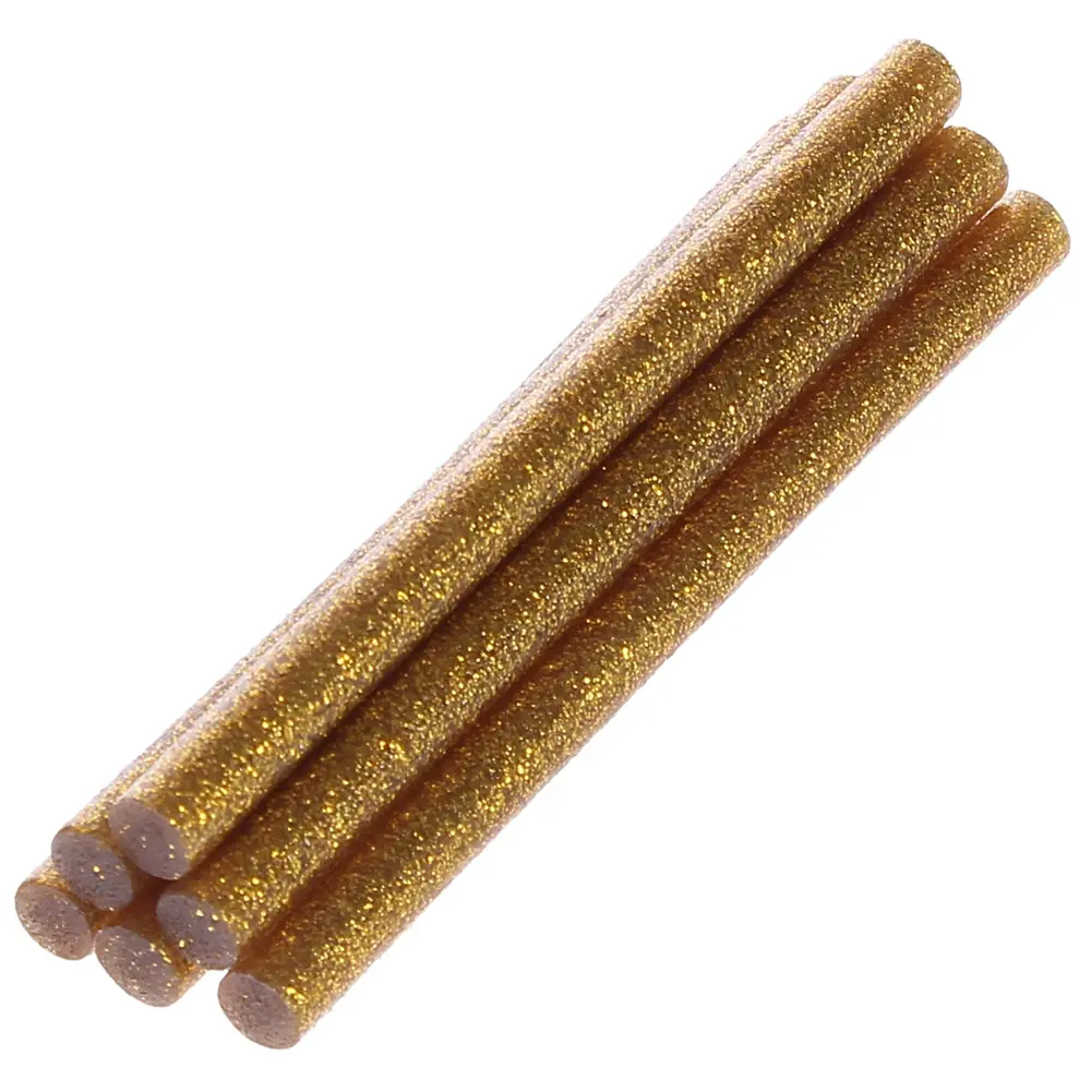 Клеевые стержни 8x100 мм золотые 6  шт TOPEX STLM-2172334