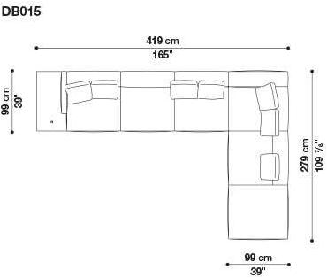 B&B Italia Кожаный диван Dock sun-id-1441060 - Вид №32