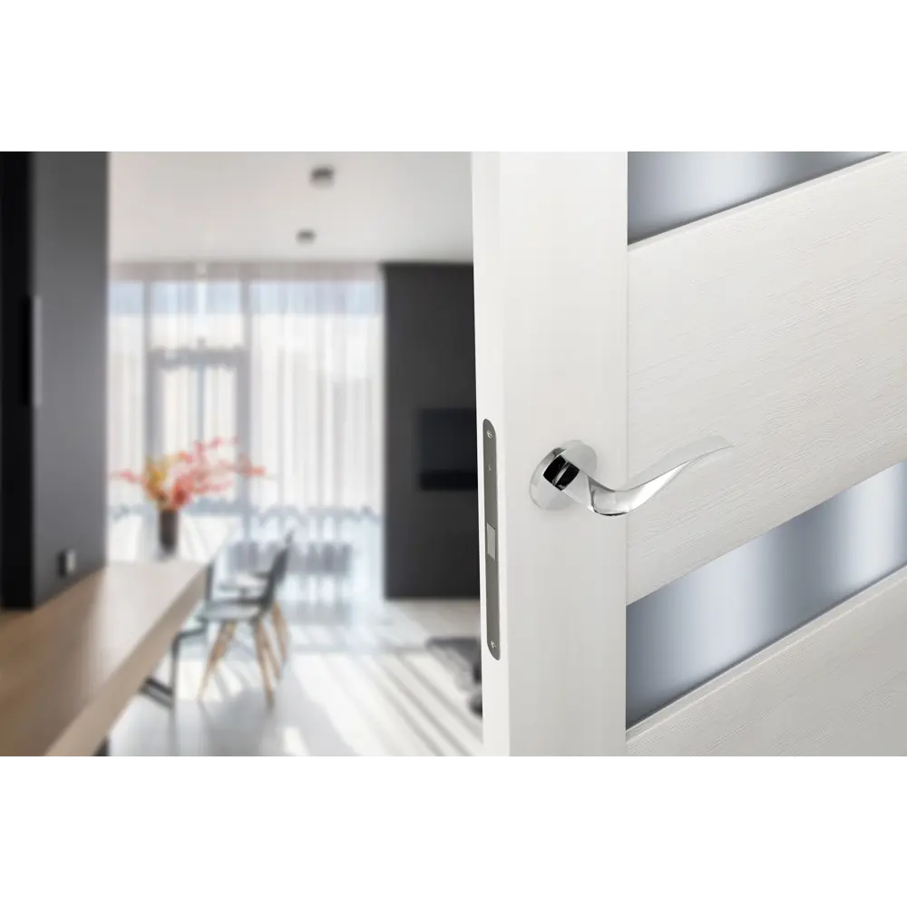 Дверные ручки EDSON EDS-102H-R2 хром для межкомнатных дверей 85168438 STLM-0059323 - Вид №5