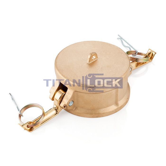 Камлок латунный тип DC, заглушка для ниппеля 3", TL300DCBR TITAN LOCK  - Вид №2
