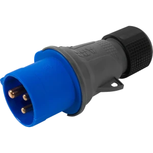 Вилка с заземлением Abb Icat 250 В цвет синий