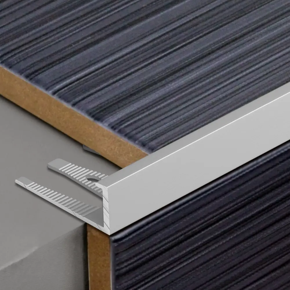 ALPROFI Окантовочный профиль для плитки сатинированный алюминиевый 84317796 STLM-0943652 - Вид №1