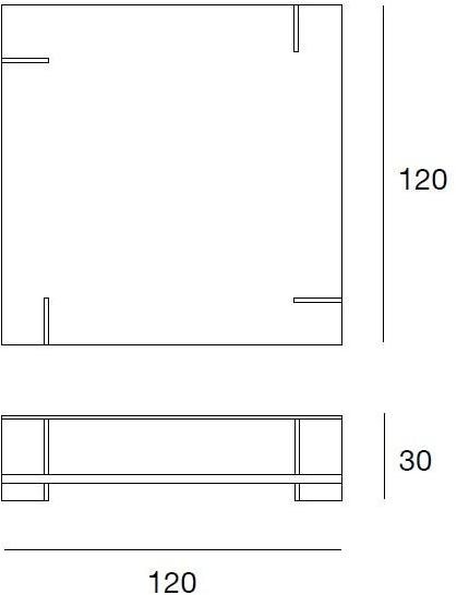 Pacini & Cappellini Низкий стол с вещевым ящиком  5375.120  - Вид №4