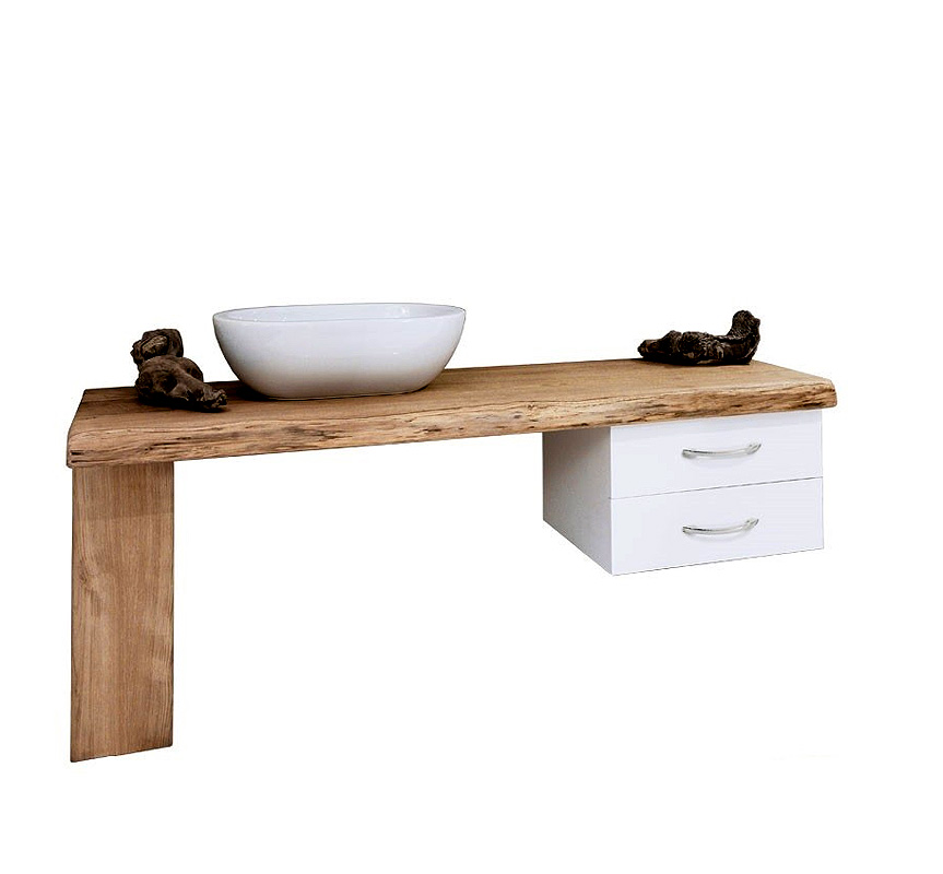 База под раковину WOOD GAIA BAwoodNAT + PIwoodNAT 