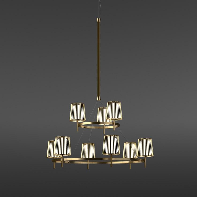 Quasar Люстра из латуни с отраженным светом Julia sun-id-1491883 - Вид №1