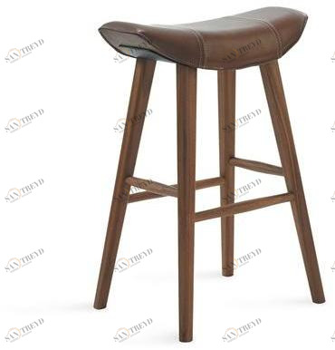 Freifrau Кожаный табурет с подставкой для ног sun-id-1478058