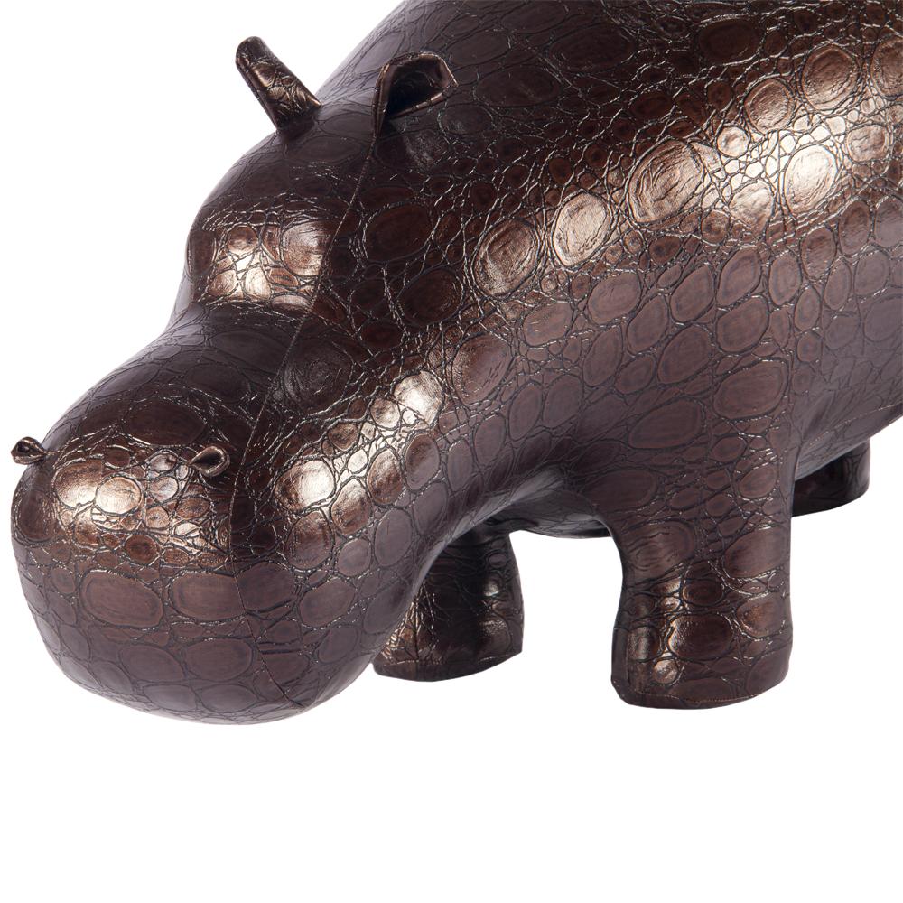 74128 Банкетка Пуф Бегемот средний Шоколад BOGACHO 4627138152607 - Вид №1