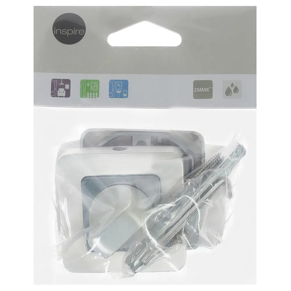 Фиксатор-вертушка для дверей Inspire, цвет белый STLM-2010712 - Вид №2