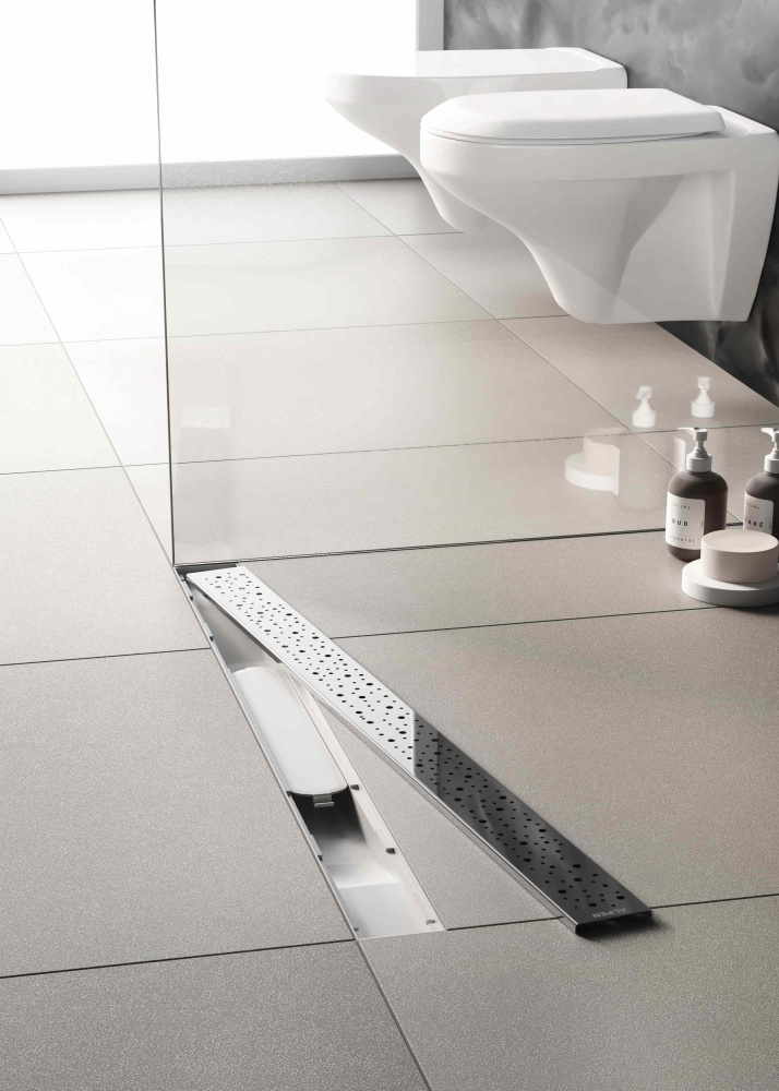 Водоотводящий желоб ALPEN Drops ALP-850DN с рамкой  - Вид №2