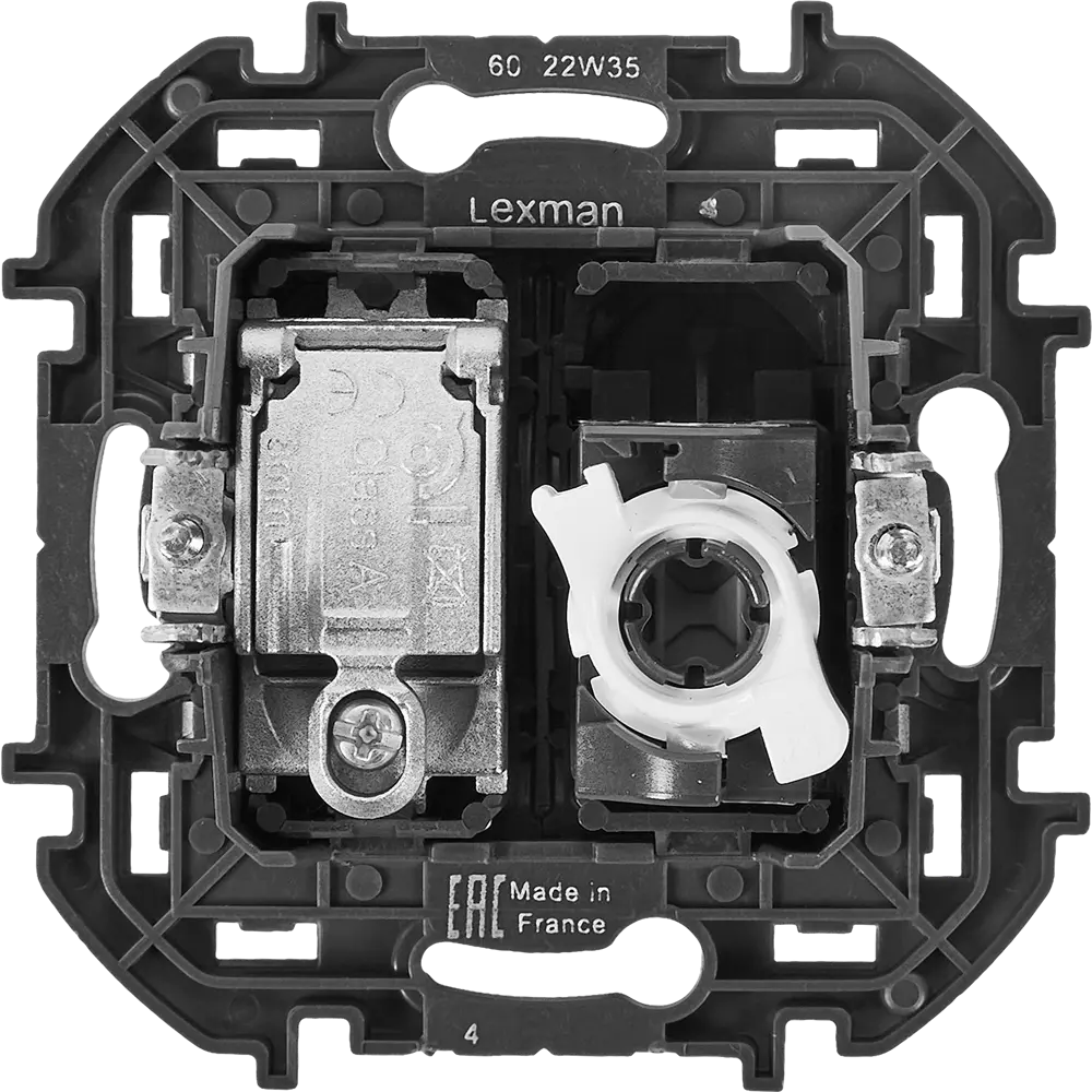 LEXMAN Lilian - комбинированная розетка ТВ+RJ45 для скрытого монтажа 86761341 STLM-0071324 - Вид №3
