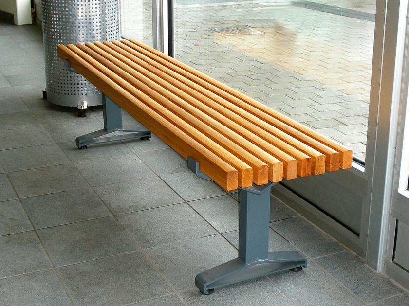 Nola Industrier Скамья из стали и дерева без спинки Luma sun-id-1364539 - Вид №3