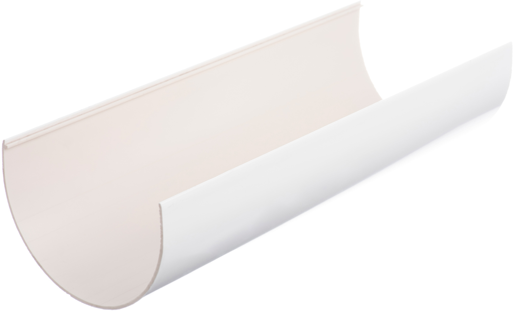 81930162 Желоб водосточный Dacha 120 мм 3 м белый STLM-0014111 DÖCKE