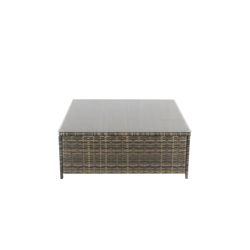 Пуф Орсон садовый квадратный с искусственным ротангом 89368285 Santreyd STLM-1078777