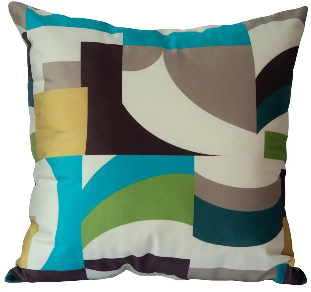 SEASONS Подушка декоративная Абстракция 45×45 см в бирюзово-зеленых тонах 88948000