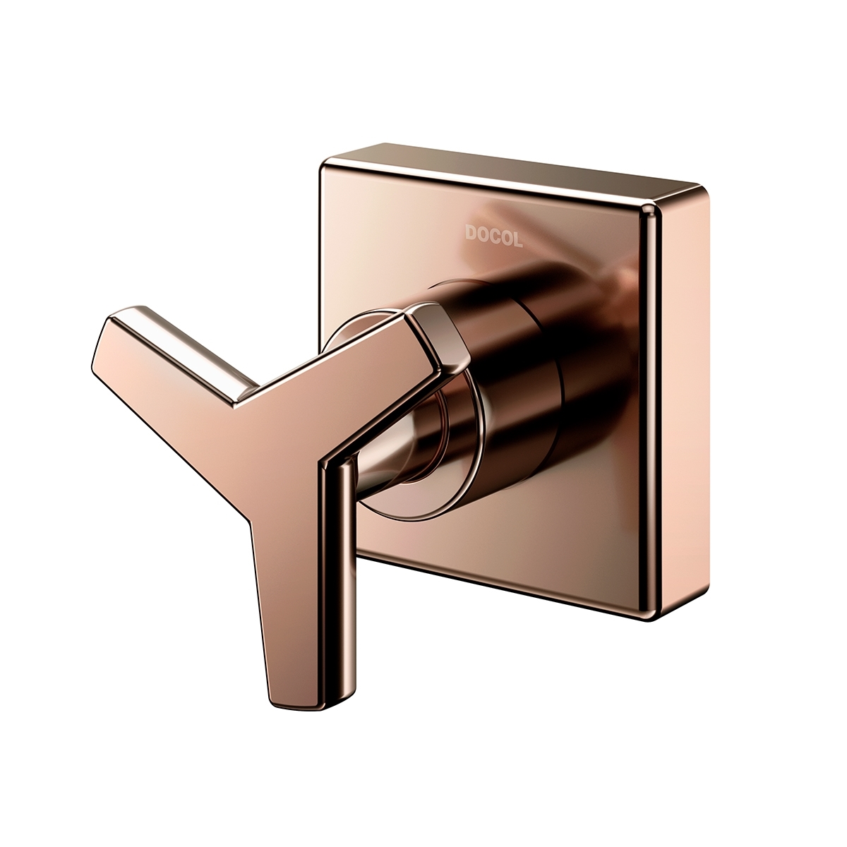 00877530 Отделка для базового регистра Deca 1/2", 3/4" и 1" матовый графит Docol DOCOL CITY 