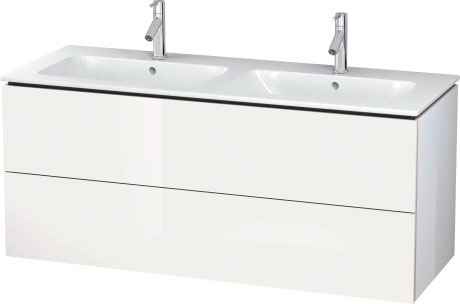LC625809090 L-Cube Тумбочка подвесная Фланелево-серый шелковисто-матовый лак Duravit - Вид №2