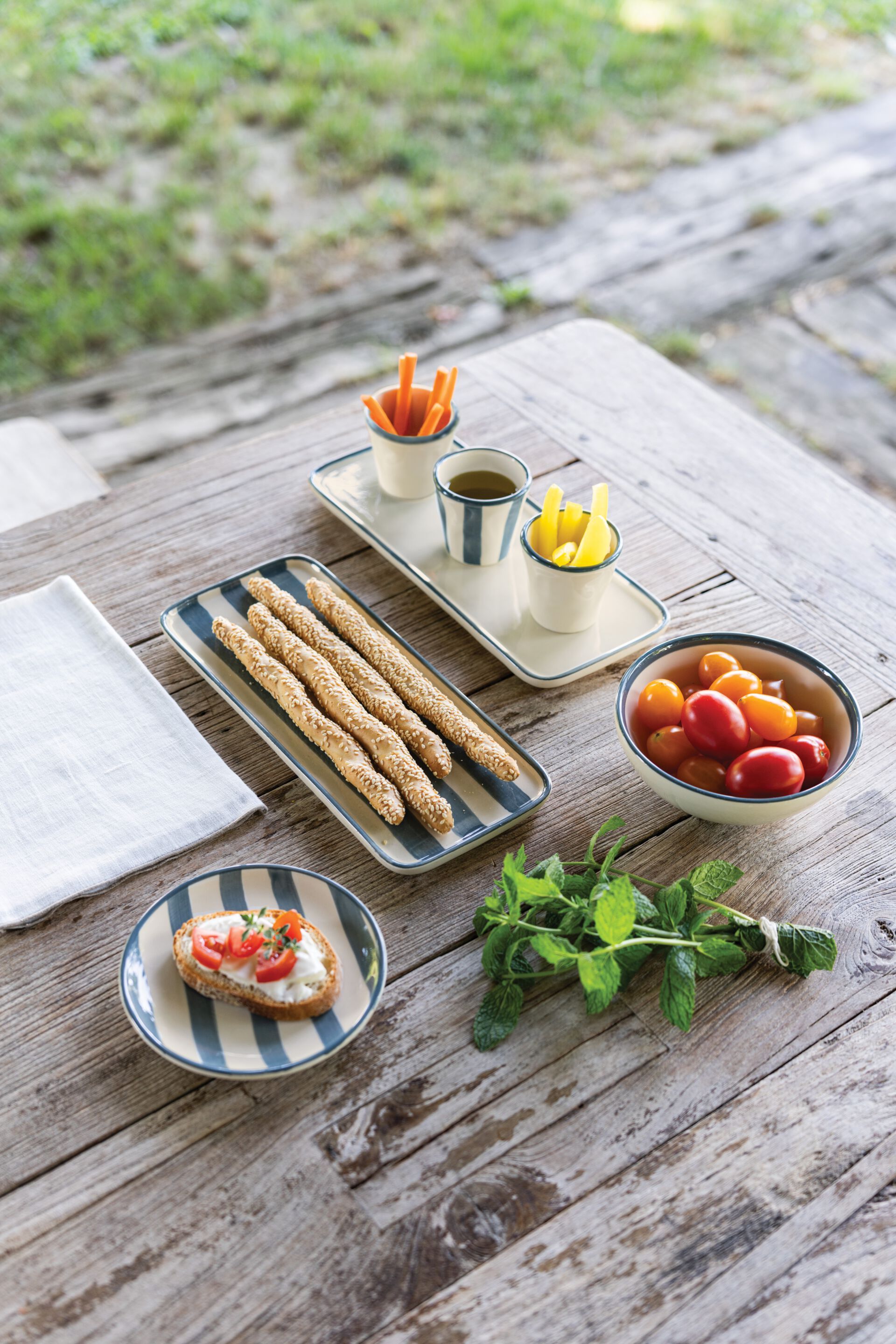 Керамическая прямоугольная тарелка Zafferano Лидо ARCH-00004092 - Вид №2