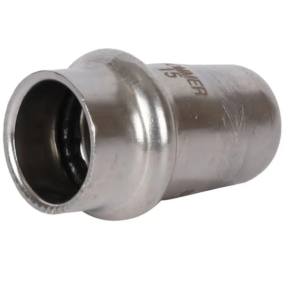 Заглушка Rommer 15 мм нержавеющая сталь STLM-2079666