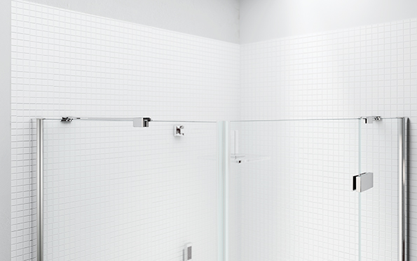 Дверь душевая для установки с боковой панелью S6FB1100CORNH Merlyn 6 Series Хромированный  - Вид №1