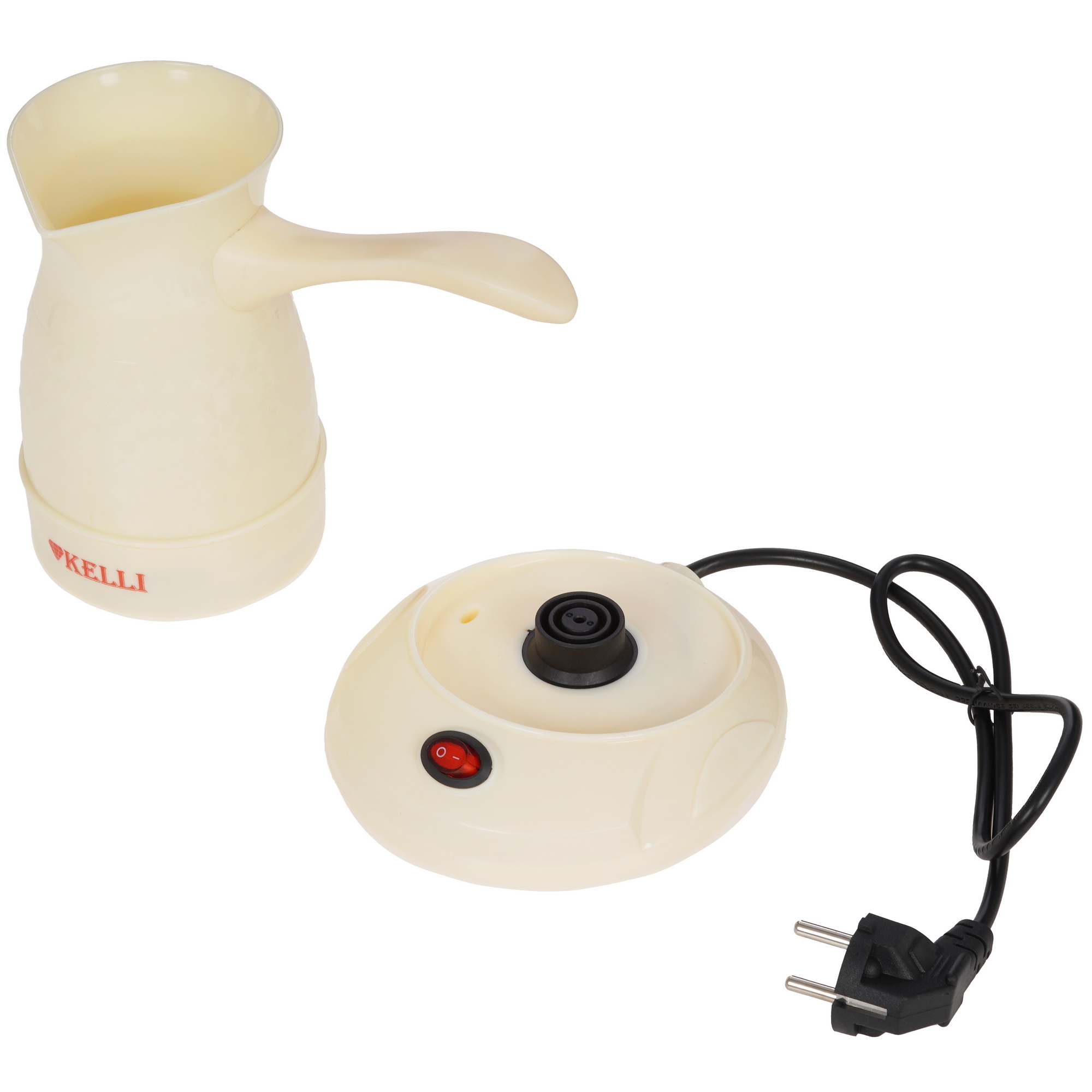 9901478 Электрическая турка Kelli KL-1394 бежевый STDN-0148123 - Вид №3